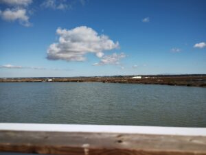 view from the bridge on the route